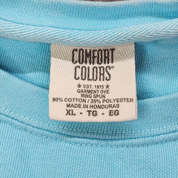 Comfort Colors Save The Family Farms Men's XL Blue Farming Country Barn Top - Picture 4 of 13